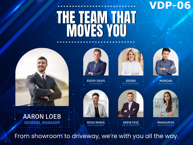 Auto dealer meet the team marketing insert to boost dealer sales